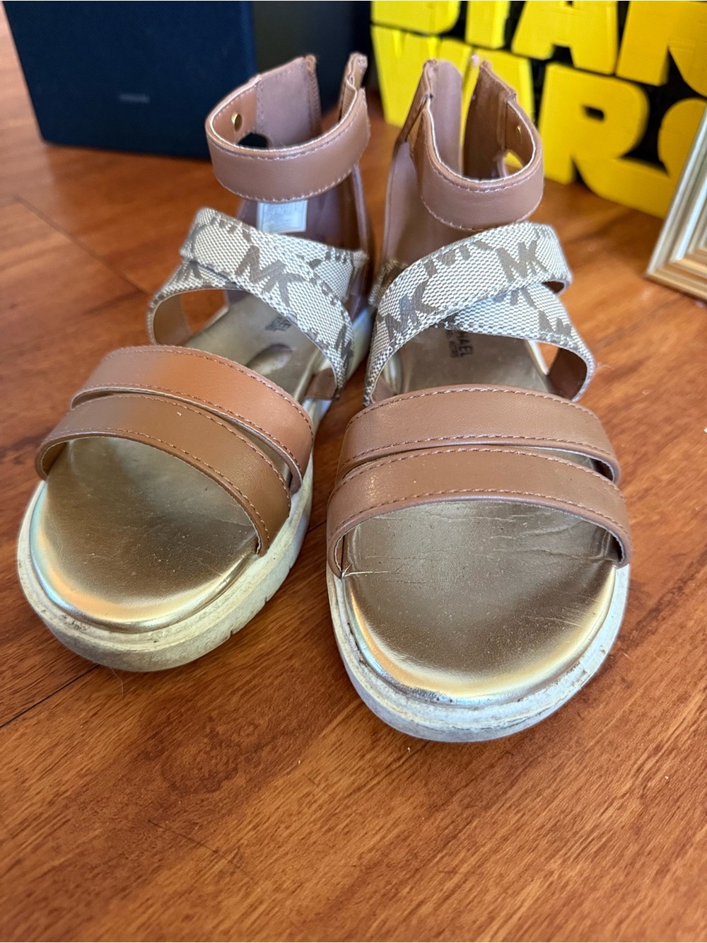 Youth Girls Michael Kors Strappy Sandals